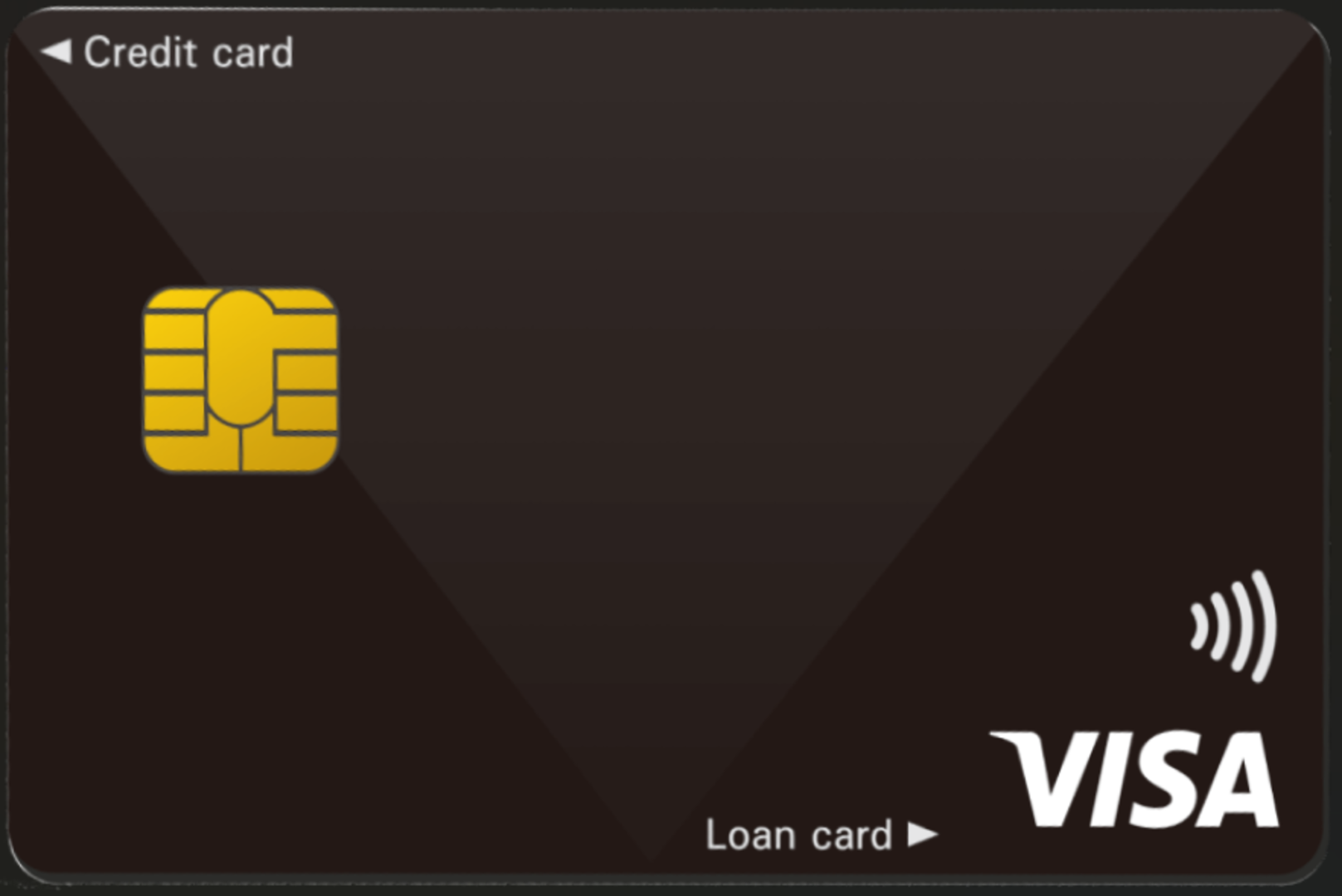 モビット VISA-Wの券面画像