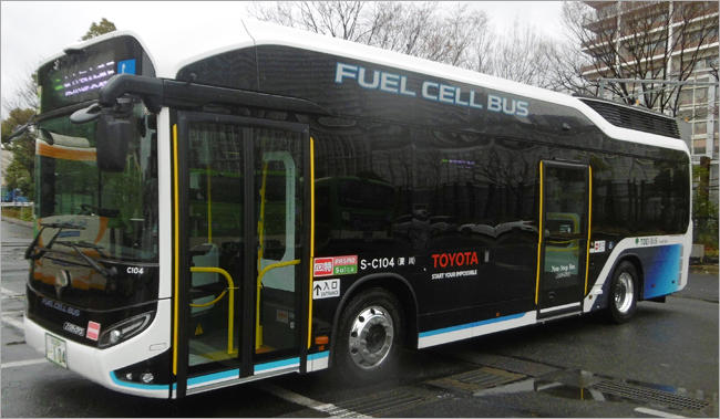 東京都の燃料電池バス