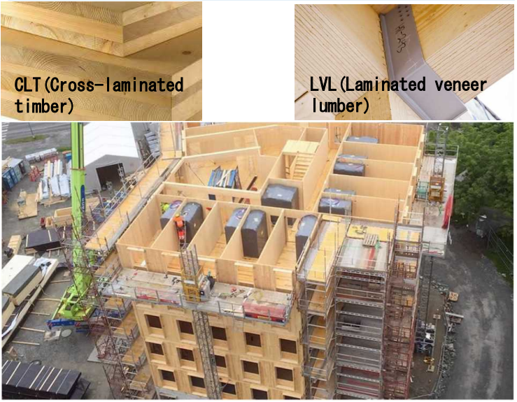 CLTとLVLによる木造高層建築 Stora Enso