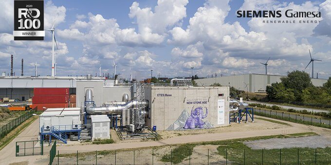 【Siemensの岩石蓄電設備「NEW STONE AGE」】