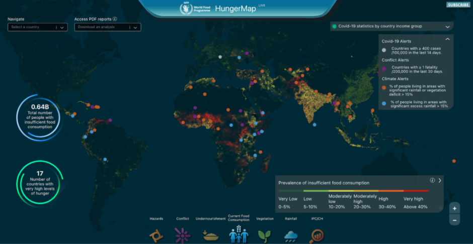 国際連合食糧農業機関(FAO)「Hunger Map」