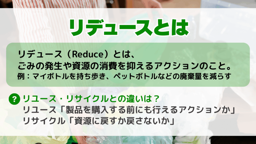 リデュースの意味とは