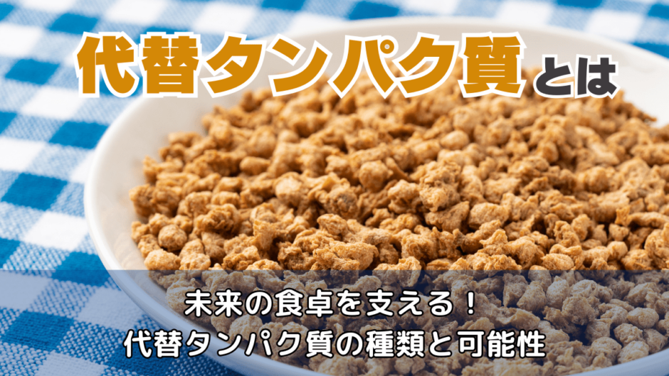 代替タンパク質とは