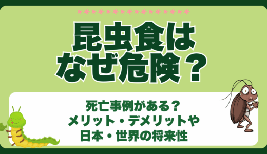 昆虫食はなぜ危険