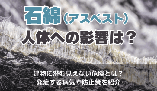 石綿(アスベスト)の人体への影響は