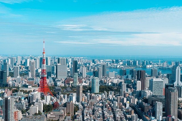 東京　風景　都市