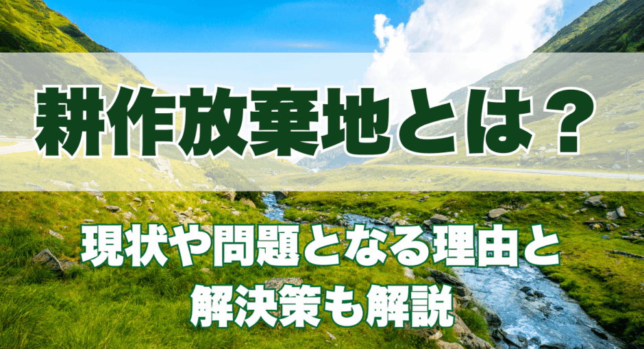 ◊耕作放棄地とは