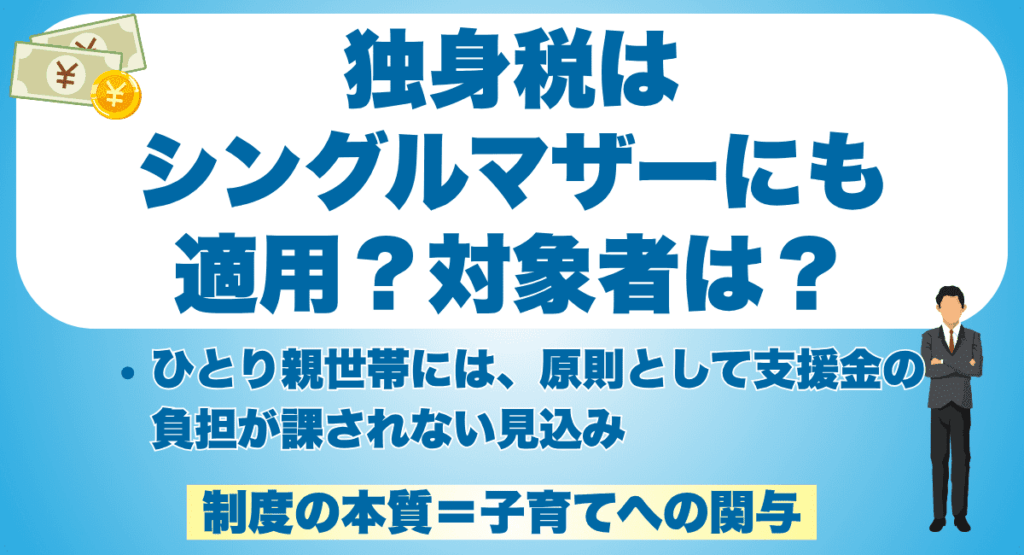 独身税はシングルマザーにも適用?対象者誰なのか