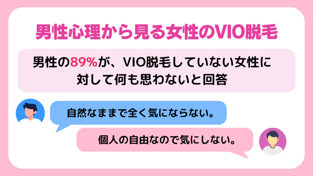 男性心理から見る女性のVIO脱毛