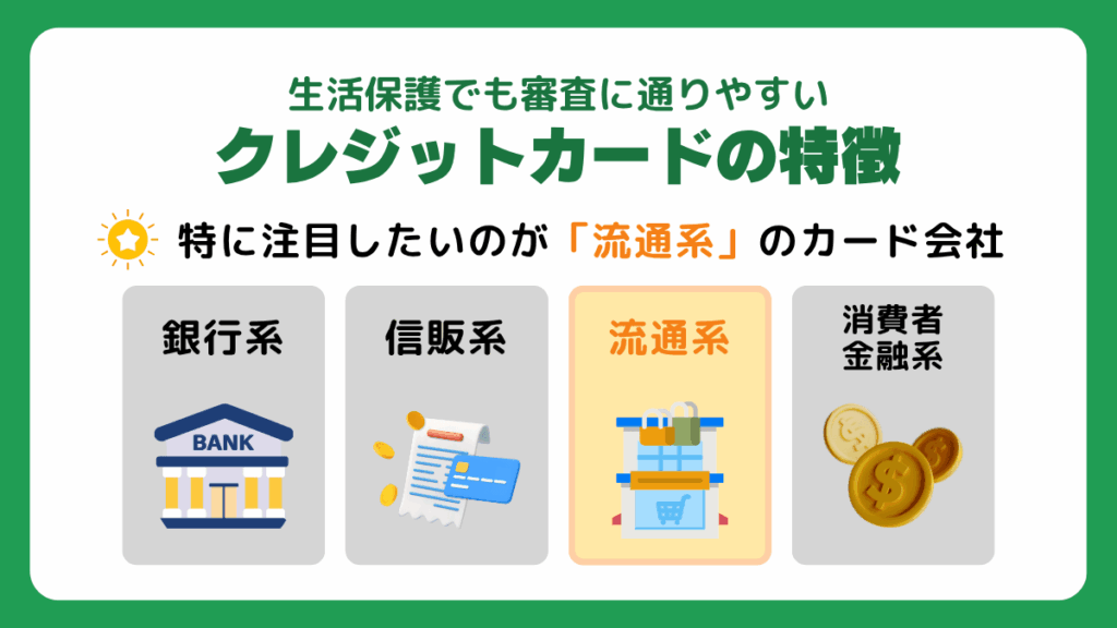 生活保護でも審査に通りやすいクレジットカードの特徴