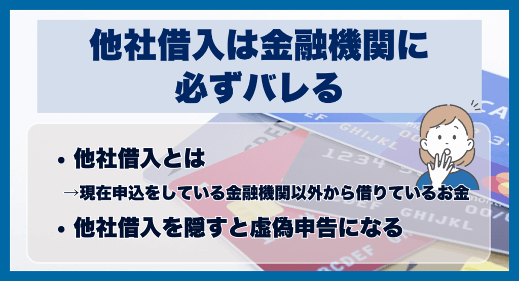 他社借入は金融機関に必ずバレる