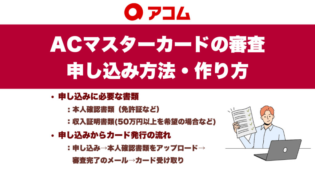 ACマスターカードの審査申し込み方法・作り方
