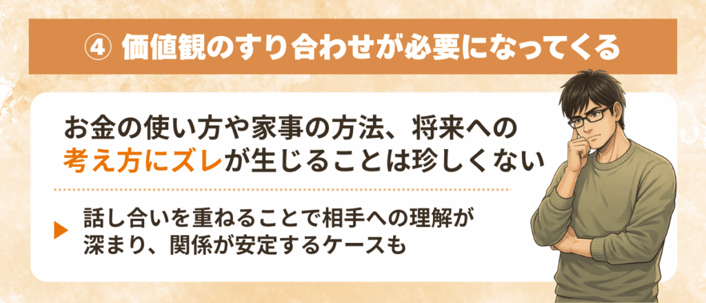 価値観のすり合わせが必要になってくる
