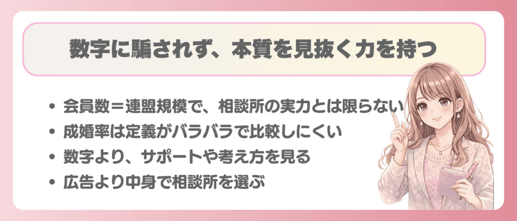 まとめ〜数字に騙されず、本質を見抜く力を持つ