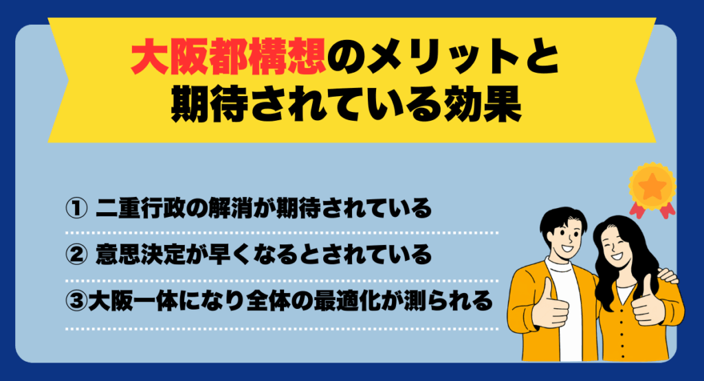 大阪都構想のメリットと期待されている効果
